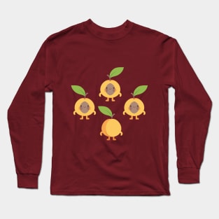 Cheeky apricots Long Sleeve T-Shirt